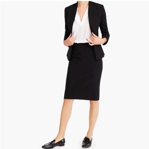 J Crew double serged 100% wool pencil skirt
